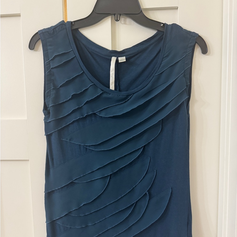 LC Lauren Conrad Navy Sleeveless Top